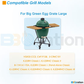 BBQration 18 3/16 inch grate fits 18 inch grills for versatile use.