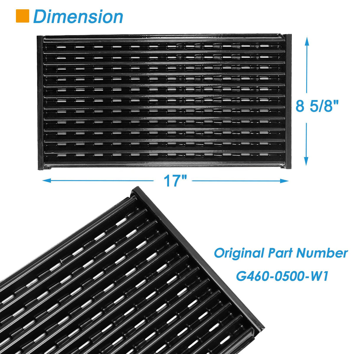 Three-pack BBQration grates replacement set