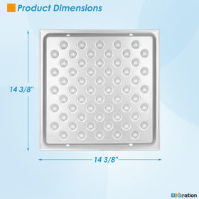 BBQration ash pan installed on Americana Sizzler shows straightforward compatibility.