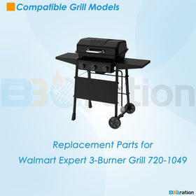 BBQration stainless steel burner igniters ensure reliable ignition on the Expert Grill 720-1049