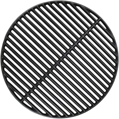 BBQration cast iron grate for Big Green Egg Large provides steady heat.