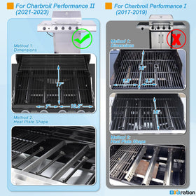 BBQration cast iron cooking grates 3-pack for sturdy searing surfaces