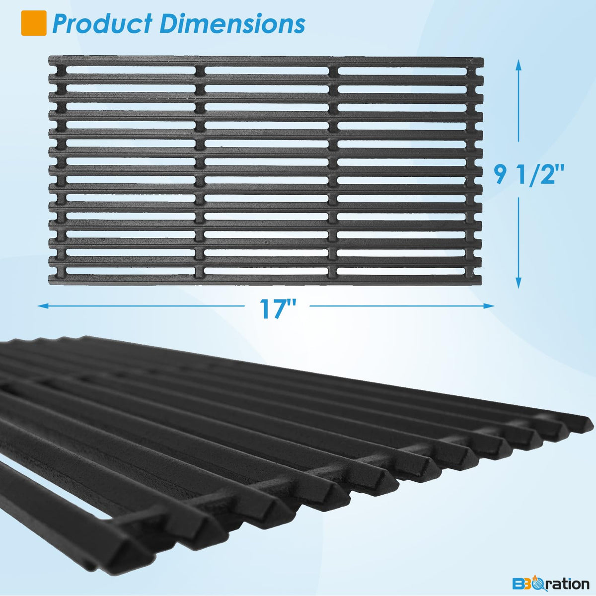 BBQration commercial TRU-Infrared 4-burner parts support long grilling sessions.
