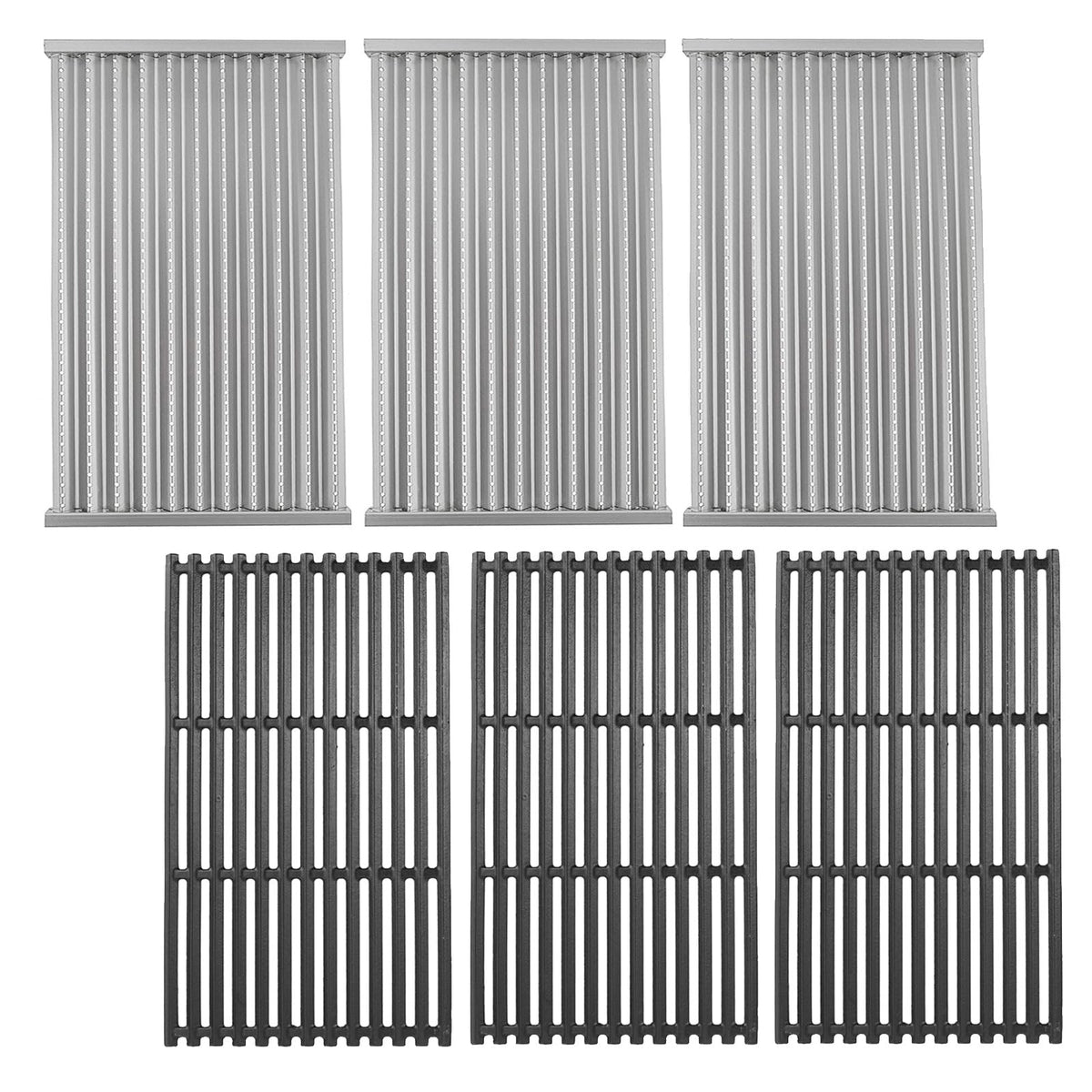 BBQration emitters 17-inch x 10-inch for even heat distribution on Charbroil grills.