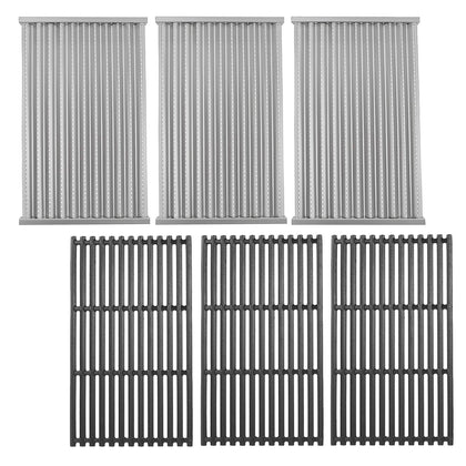 BBQration emitters 17-inch x 10-inch for even heat distribution on Charbroil grills.