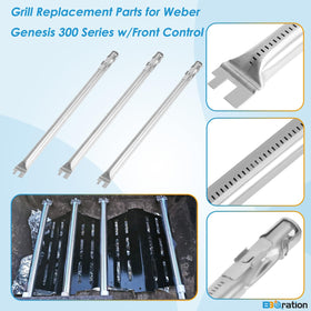 BBQration Front Control Panel compatible kit: easy swap on Genesis grills.