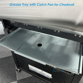 BBQration grease tray catch pan replacement for Charbroil grill