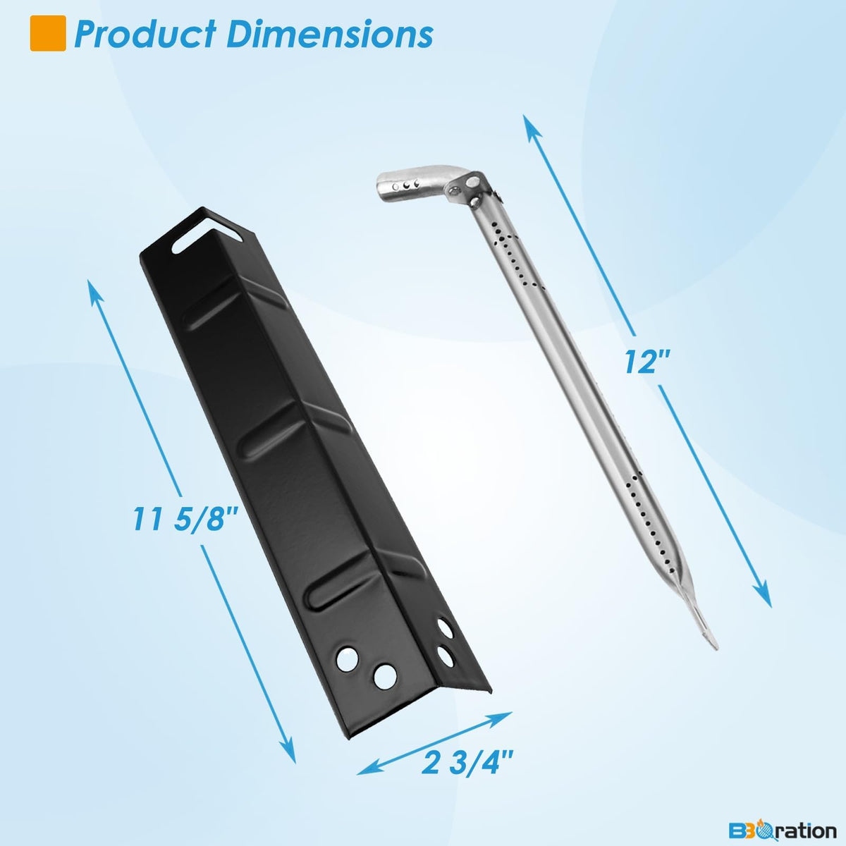 BBQration grill igniters set supports quick starts for the 3-burner model
