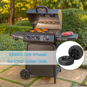 BBQration grill wheels, Kenmore compatibility, stable support for grills.
