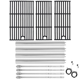 BBQration heat plate 4-pack in stainless steel for Charbroil grills, promotes even heating