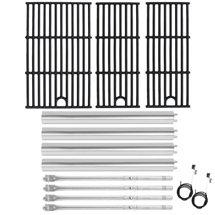 BBQration heat plate 4-pack in stainless steel for Charbroil grills, promotes even heating