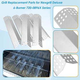 BBQration Nexgrill 6-pack heat plates for durable protection and even heat