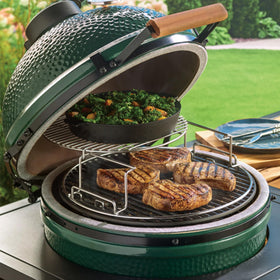 BBQration grate fits Kamado Joe Classic series for even searing.