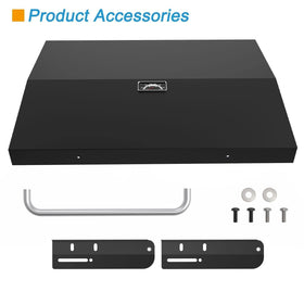 BBQration lid includes thermometer for better temperature monitoring on Blackstone 28