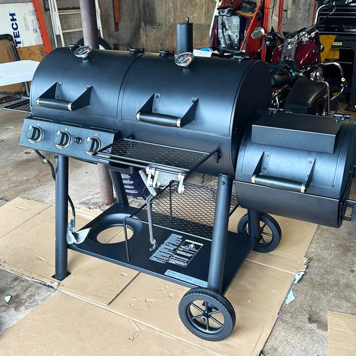 BBQration Longhorn combo grill parts with ignition replacement