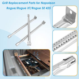 BBQration Napoleon burner 3-pack for reliable flame control and longer grill life