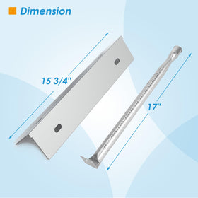 BBQration Napoleon Legend burner for consistent heat and easy replacement