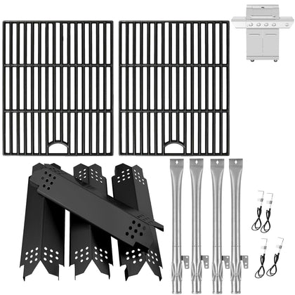 BBQration Nexgrill 4-burner cooking grate set for even searing and simple cleanup.