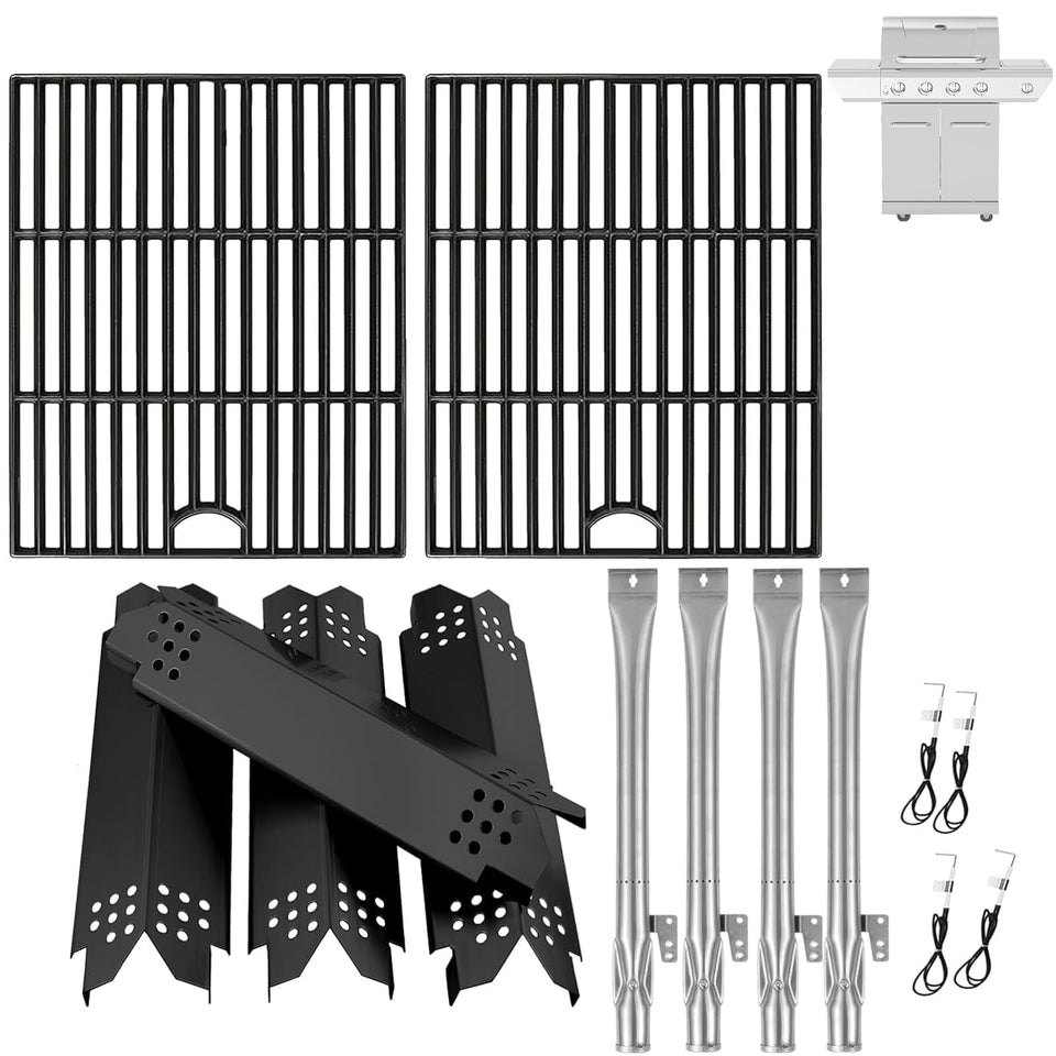 BBQration Nexgrill 4-burner cooking grate set for even searing and simple cleanup.