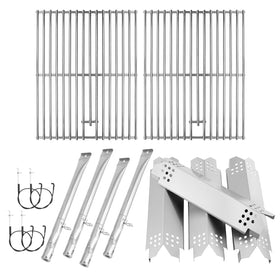 BBQration Nexgrill 4-burner grates close-up for even sear and durability.