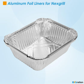 BBQration aluminum grease tray catches drips and reduces mess