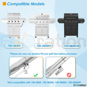 BBQration Nexgrill 4-pack burners ready for fast, reliable ignition.
