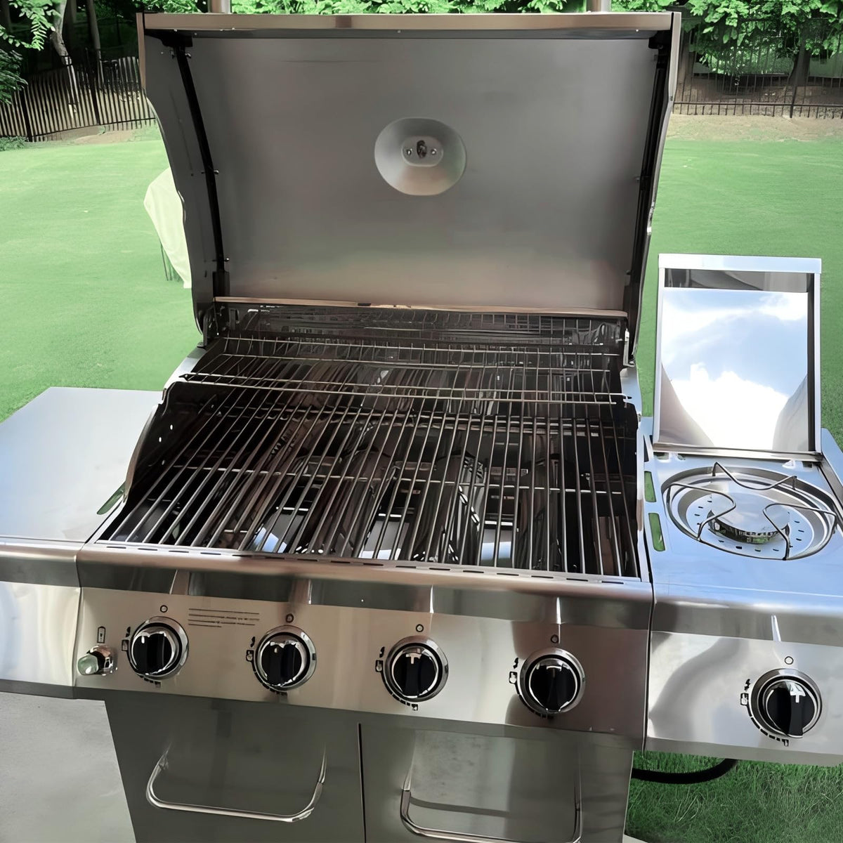 BBQration Nexgrill cooking grate dimensions show 17 x 13 1/4 inches per grate.