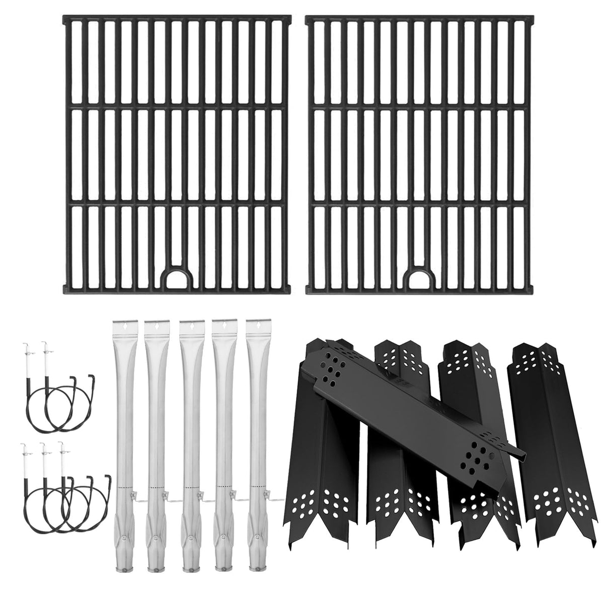 BBQration Nexgrill grates 2-pack for even heat and easy cleanup