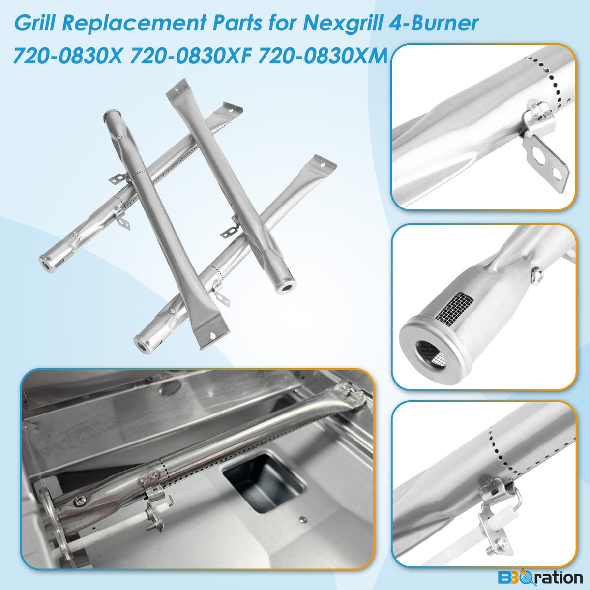 BBQration Nexgrill ignition components for quick, consistent starts.