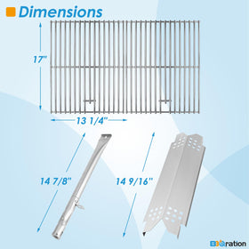 BBQration Nexgrill replacement parts kit ready for households and grills.