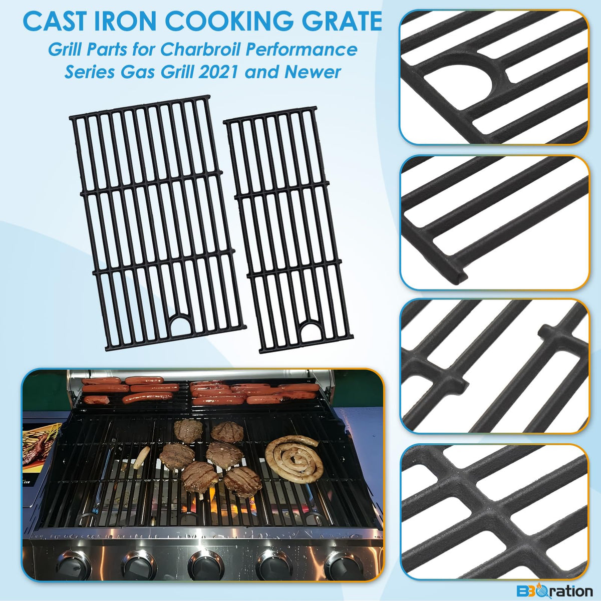 BBQration replacement part for Char-Broil T180 G426-0004-W1 with compatibility