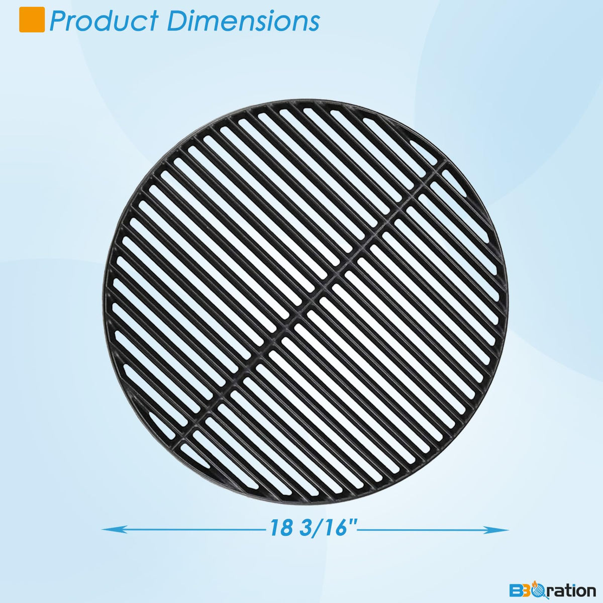 BBQration replacement parts compatible with Kamado Joe Classic and Vision grills.