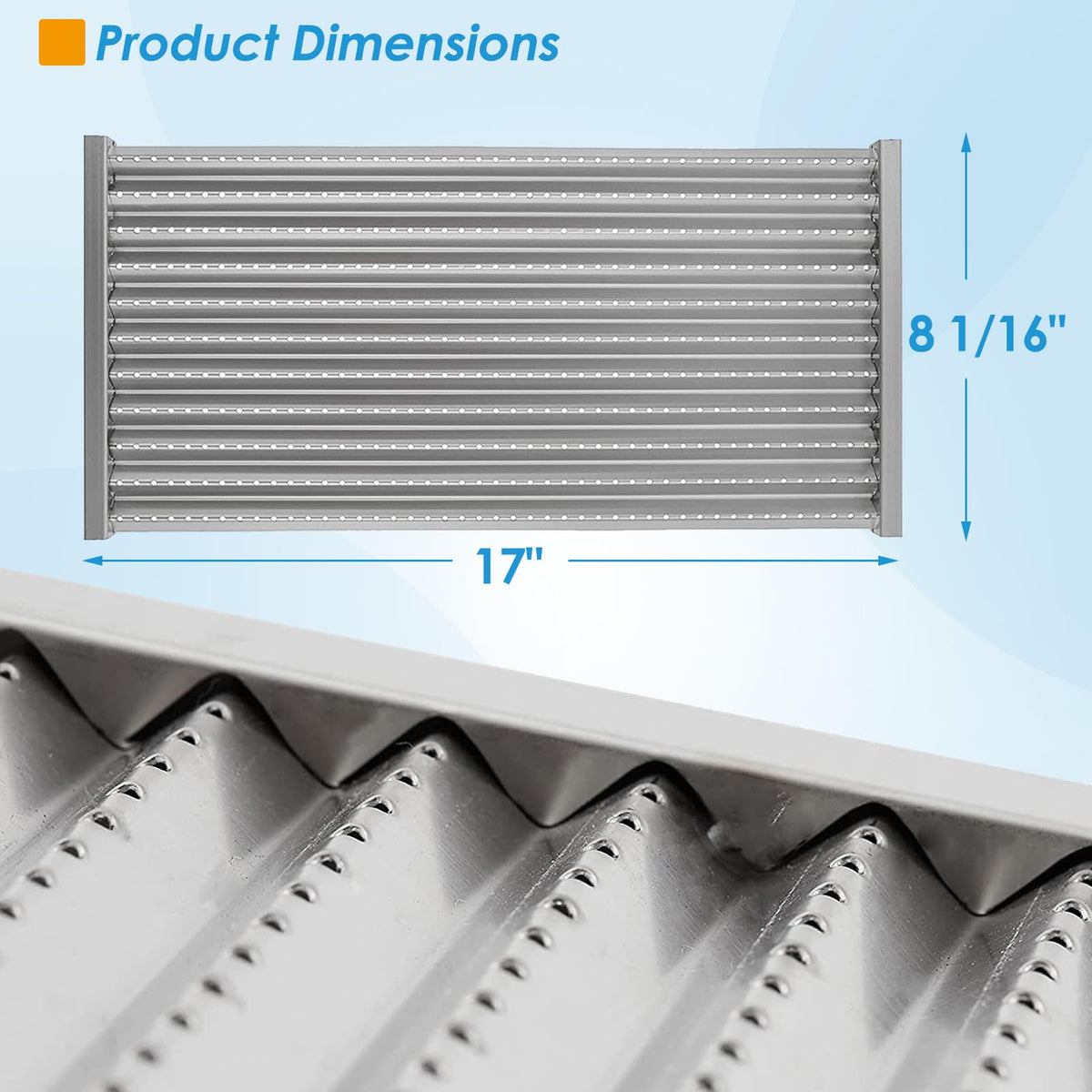 BBQration replacement parts for TRU-Infrared grills illustrate easy upgrades and fit checks.