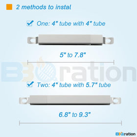 BBQration stainless steel tubes provide durable replacement parts