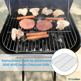 BBQration Traveler grate fits compact grills for easy cleanup
