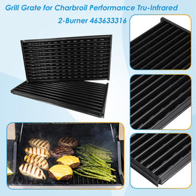 BBQration Tru-Infrared 300 two-burner grate for consistent searing