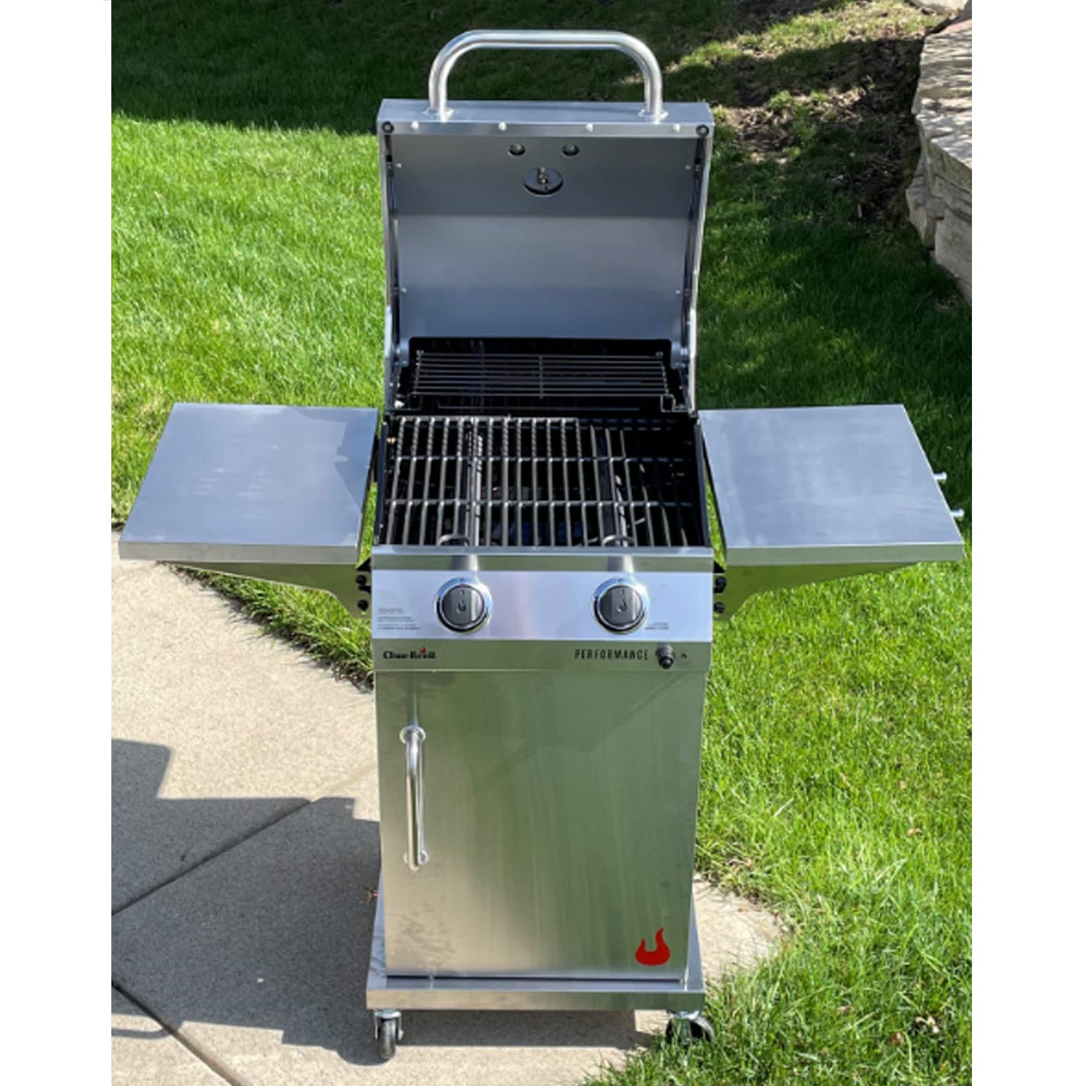BBQration two-pack grill grates ready for quick swap on Charbroil grills.