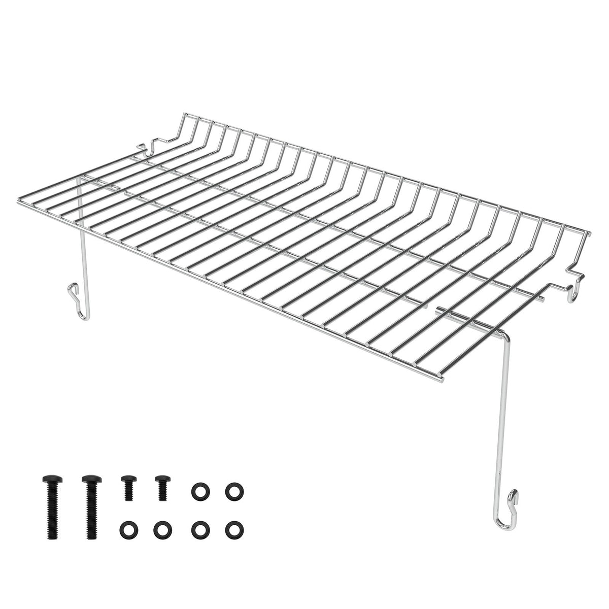 BBQration warming rack for Char Griller 5050, easy assembly to extend warming area.