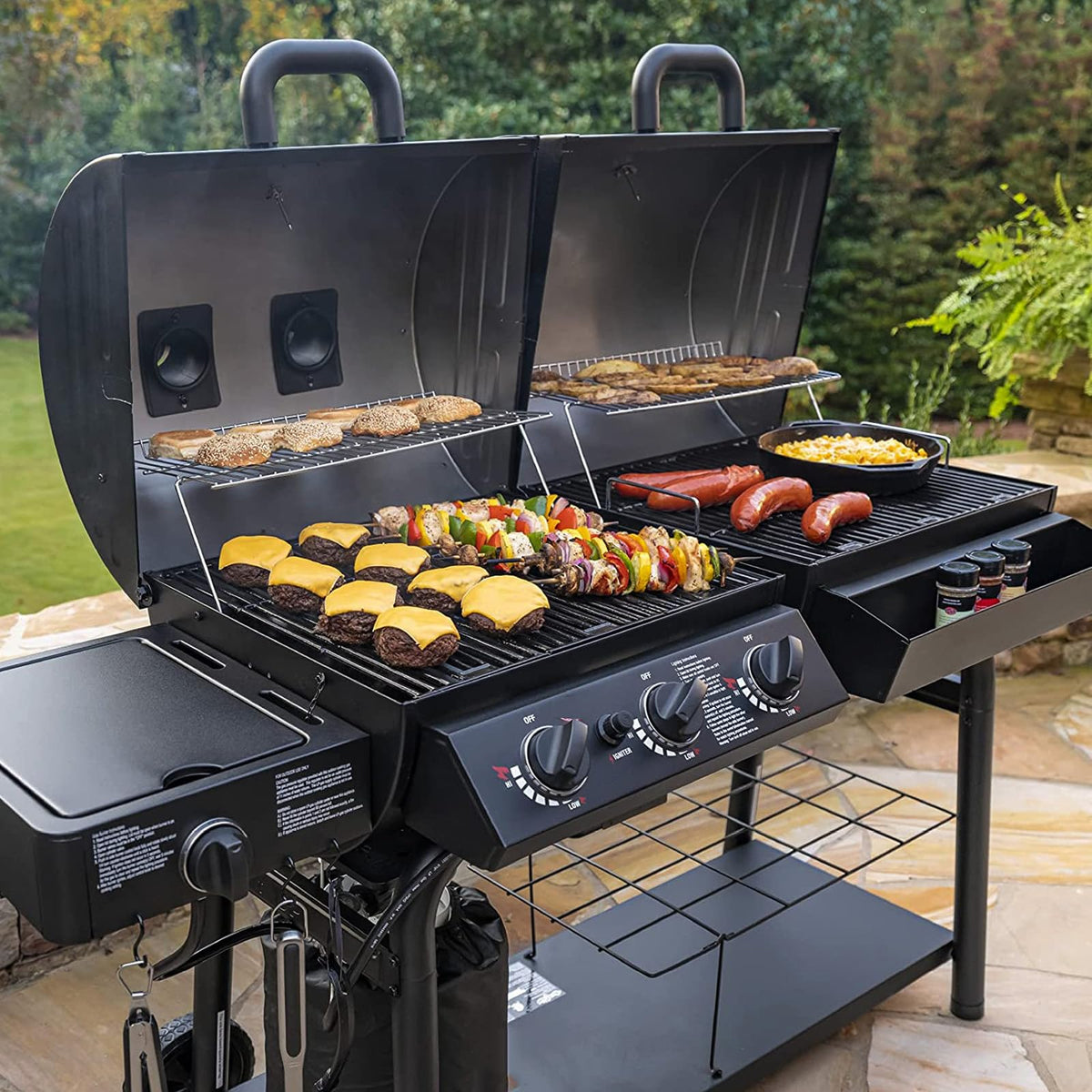 BBQration warming rack dimensions 20.5 x 10 inches provide ample warming space.