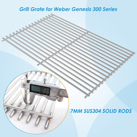 BBQration replacement grates simplify Weber Genesis 300 maintenance.