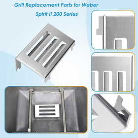 BBQration replacement parts compatible with Weber Spirit II front-control panel