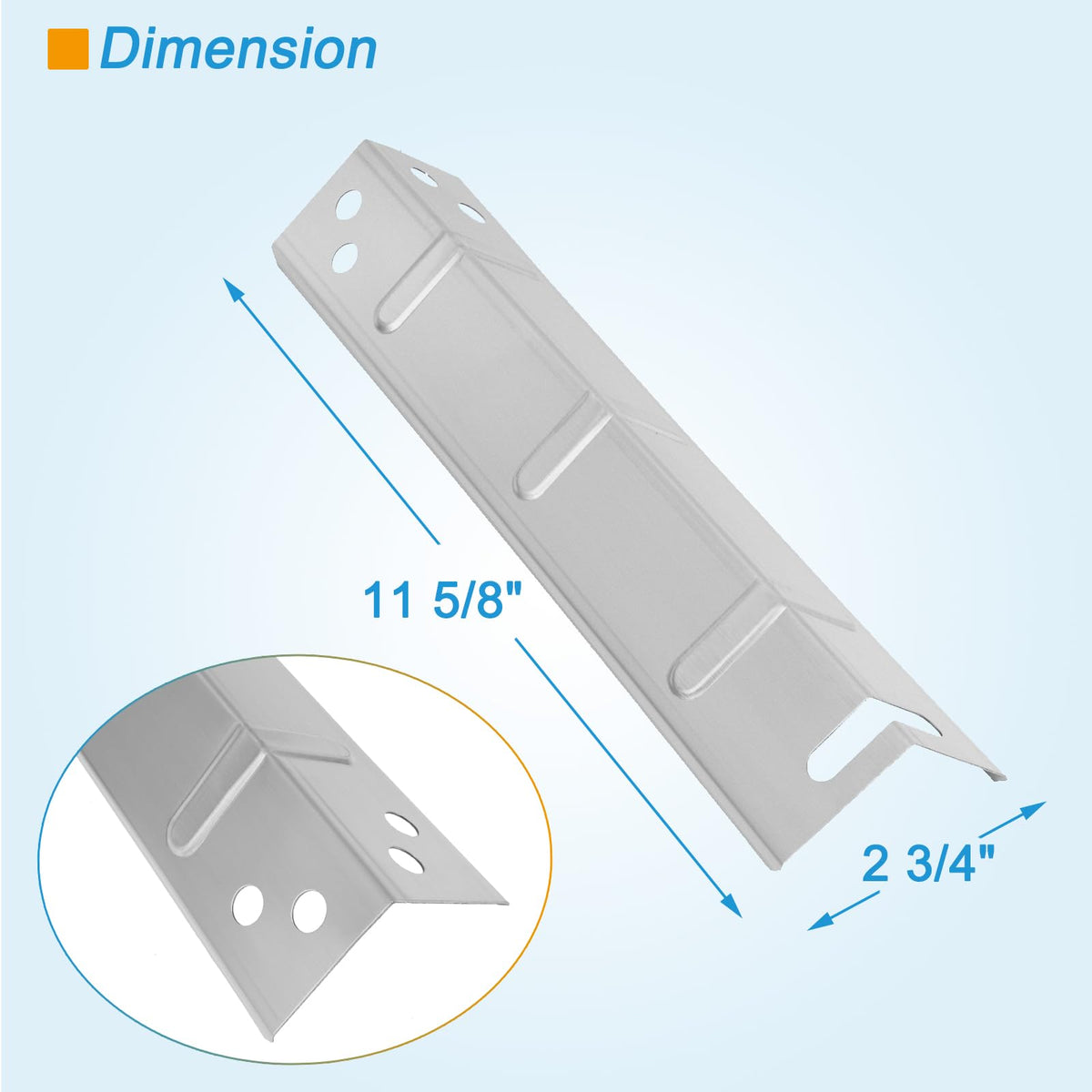 BBQration XG10-101-002-02 compatible heat plates for simple upgrades and better fit.