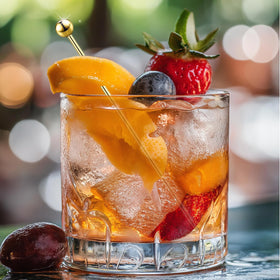 BBQStyle gold cocktail picks add elegance to drinks and appetizers