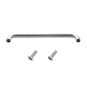 BBQtopia 18-inch lid handle front view; durable stainless steel replacement for Traeger grills.