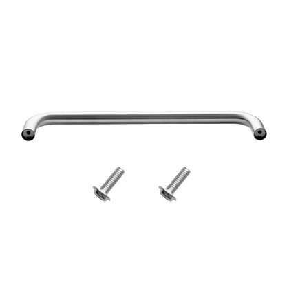 BBQtopia 18-inch lid handle front view; durable stainless steel replacement for Traeger grills.