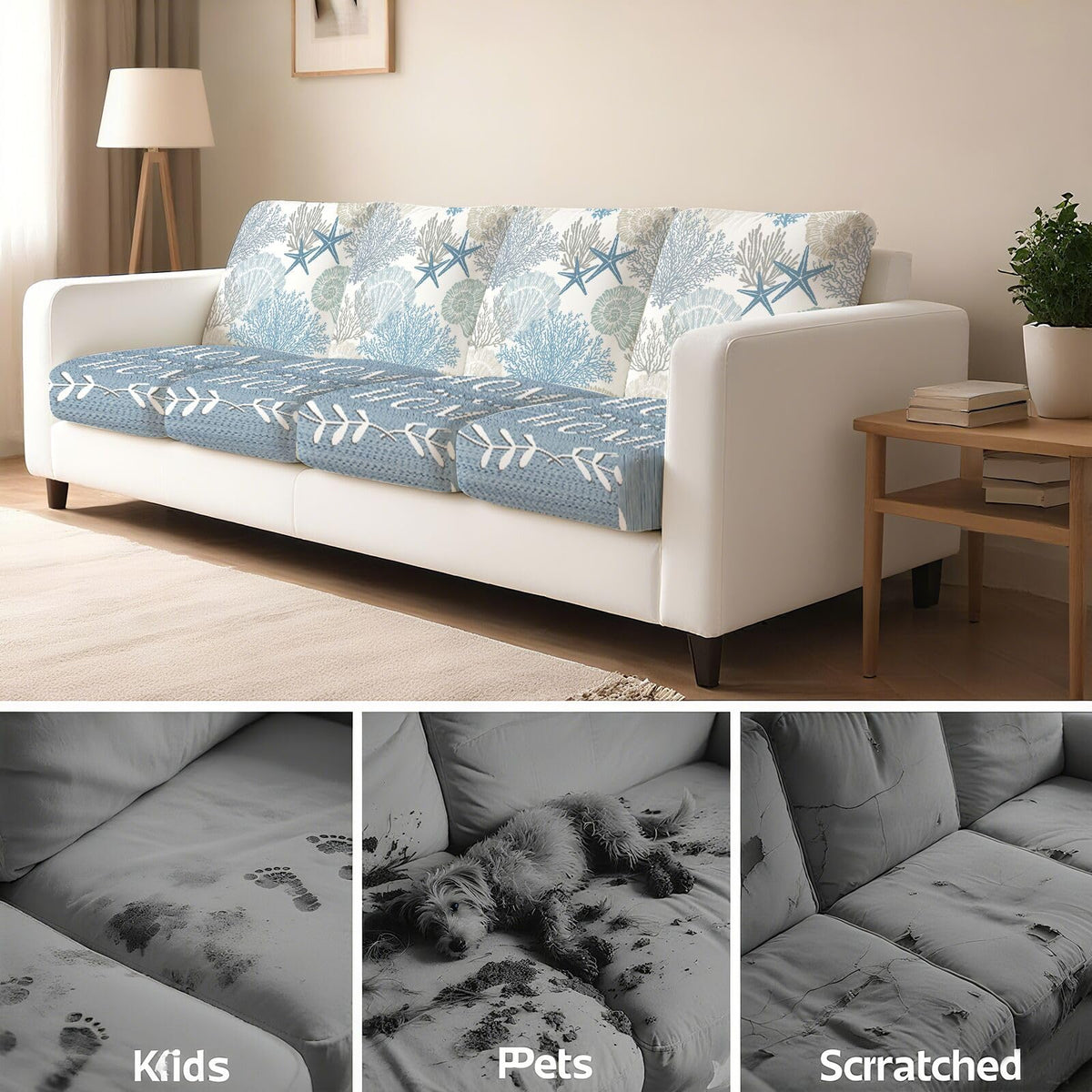 BBSET cushions care: machine washable and quick to refresh