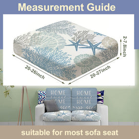 BBSET outdoor patio furniture with blue sea cushion covers