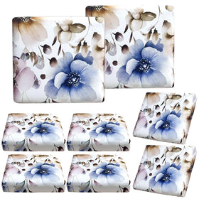 BBSET watercolor wildflower sofa cover adds vibrant floral style to outdoor seating