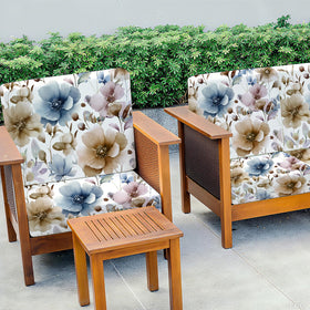 BBSET watercolor wildflower cushion cover is machine washable for easy upkeep