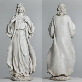 BC BUILDCLASSIC Stone resin construction blends durability with classic religious iconography.
